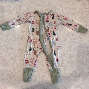 Vintage Christmas Bamboo Convertible Baby Pajamas - Emerson and Friends …